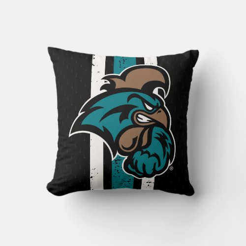 Coastal Carolina University Jersey Throw Pillow