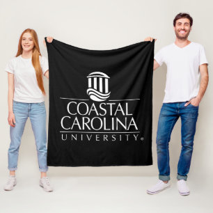 Coastal Carolina University Logo Fleece Blanket
