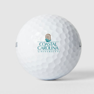 Coastal Carolina University Logo Golf Balls