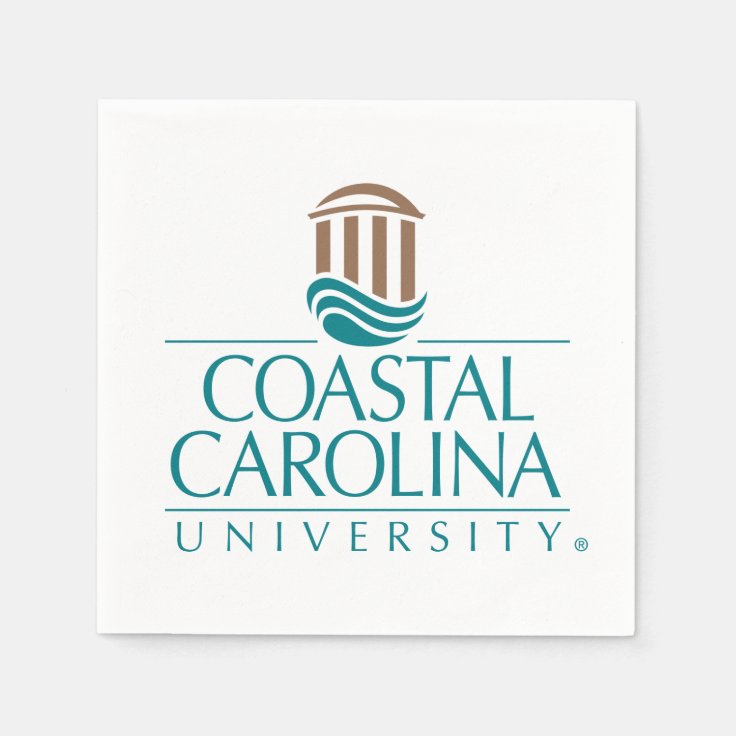 Coastal Carolina University Logo Napkins Zazzle