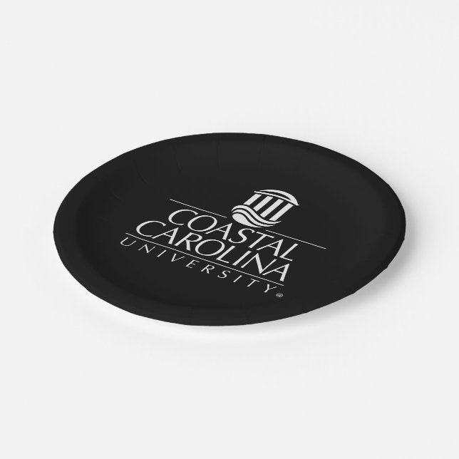 Coastal Carolina University Logo Paper Plates (Angled)