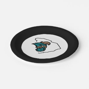 Coastal Carolina University State Love Paper Plates
