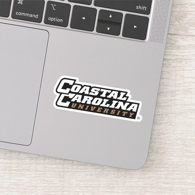 Coastal Carolina University Wordmark Sticker (Detail)