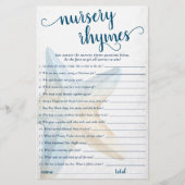 Coastal Chic | Blue Starfish Nursery Rhymes Quiz (Front)