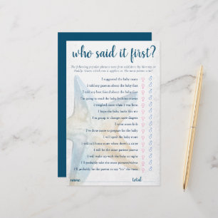 Coastal Chic Blue Starfish Who Said First Game