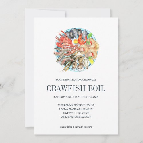 Coastal Chic CRAWFISH Seafood Boil Party