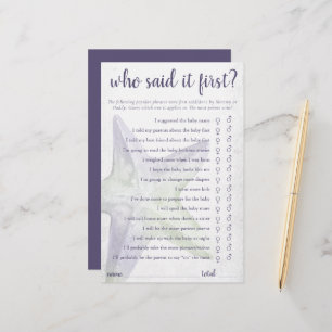 Coastal Chic Purple Starfish Who Said First Game