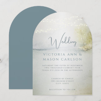 Coastal Chic Wedding Invitations