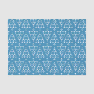 Coastal Christmas Beach Nautical Anchor Holiday Tissue Paper