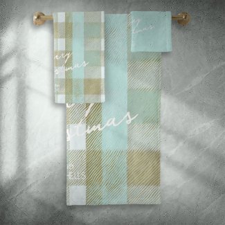 Coastal Christmas Plaid Pattern#2 ID1009