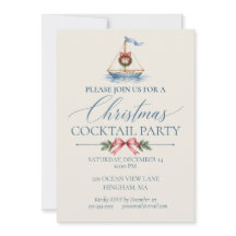 Coastal Christmas Sailboat