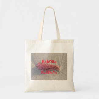 Coastal Christmas: Seaweed on Ash Gray Sand Festiv Tote Bag