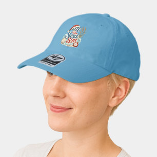 Coastal Christmas Tis Sea Son Typography 47 Brand Hat