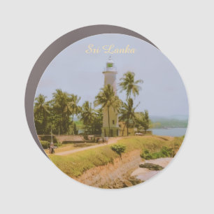 Coastal city of Galle, Sri Lanka Travel Souvenir Car Magnet