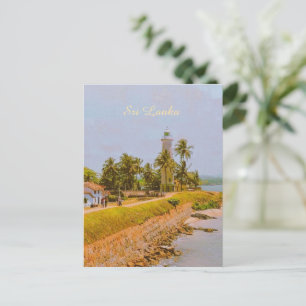 Coastal city of Galle, Sri Lanka Travel Souvenir Holiday Postcard