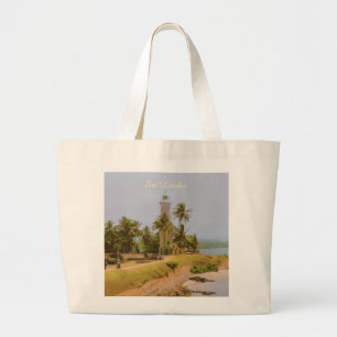 Coastal city of Galle, Sri Lanka Travel Souvenir Large Tote Bag