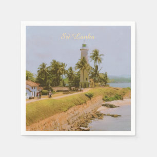 Coastal city of Galle, Sri Lanka Travel Souvenir Napkins