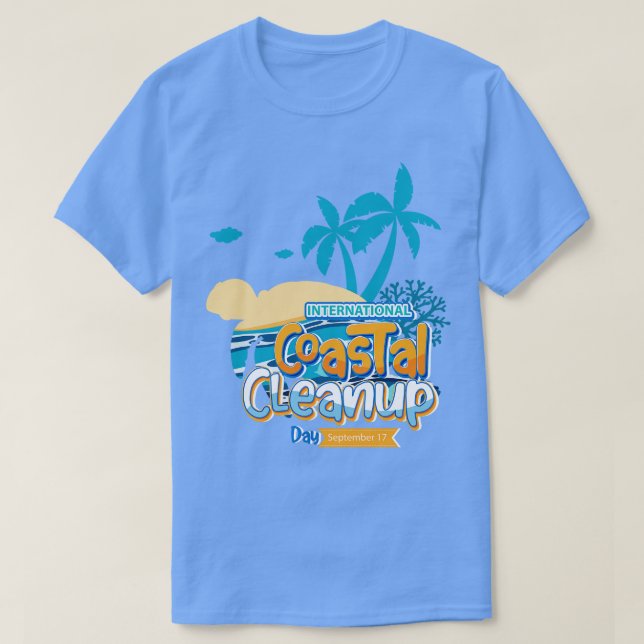 Coastal Cleanup Day T-Shirt (Design Front)