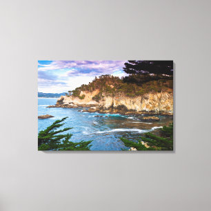 Coastal Cliff Landscape Canvas Print