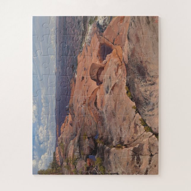 Coastal cliffs at Villinki, Helmi Biese  Jigsaw Puzzle (Vertical)