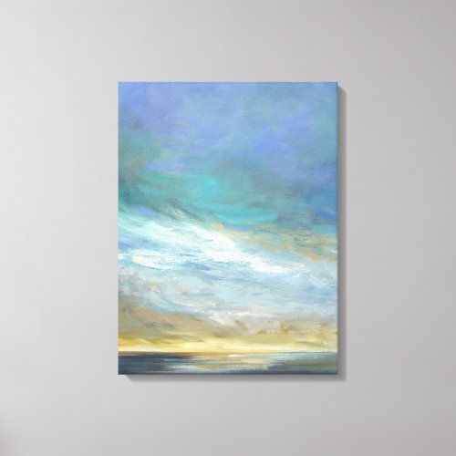 Coastal Clouds Canvas Print