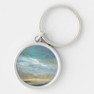 Coastal Clouds Keychain