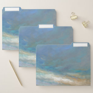 Coastal Clouds with Ocean File Folder