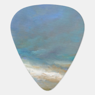 Coastal Clouds with Ocean Guitar Pick