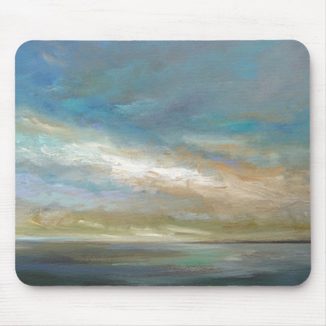 Coastal Clouds with Ocean Mouse Pad (Front)