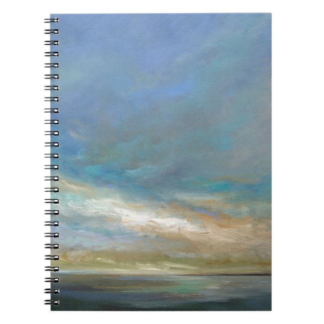 Coastal Clouds with Ocean Notebook (Front)