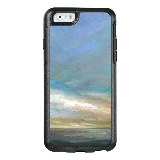 Coastal Clouds with Ocean Otterbox iPhone Case (Back)