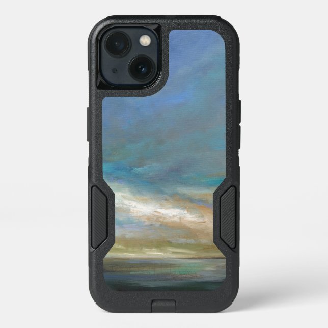 Coastal Clouds with Ocean Otterbox iPhone Case (Back)