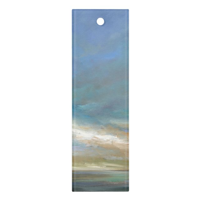 Coastal Clouds with Ocean Ruler (Vertical)