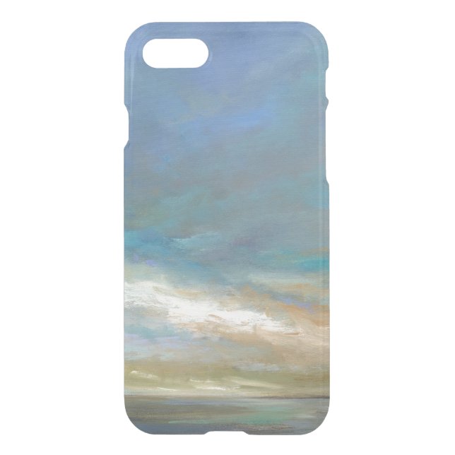 Coastal Clouds with Ocean Uncommon iPhone Case (Back)