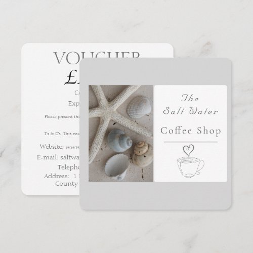Coastal Coffee Shop Business Branding