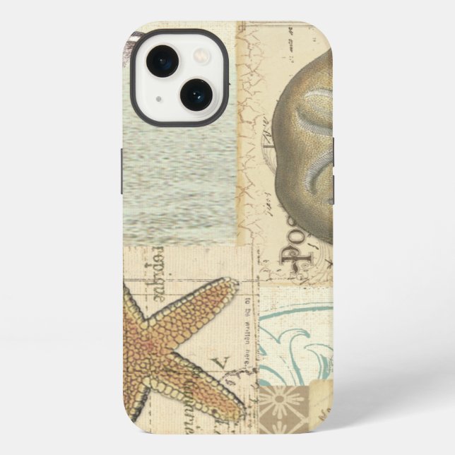 Coastal Collage Iphone Case (Back)