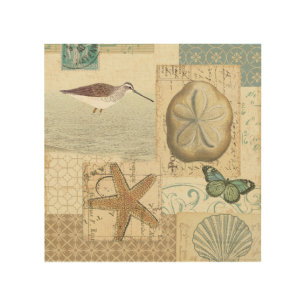 Coastal Collage Wood Wall Decor