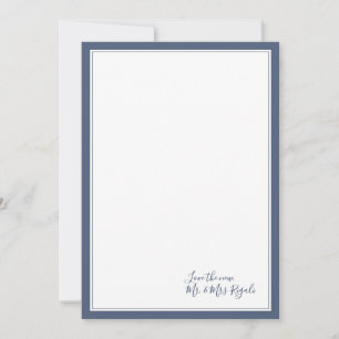 Coastal Colors Wedding Thank You Cards