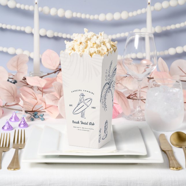 Coastal Cowgirl Bachelorette  Favor Boxes (Wedding)