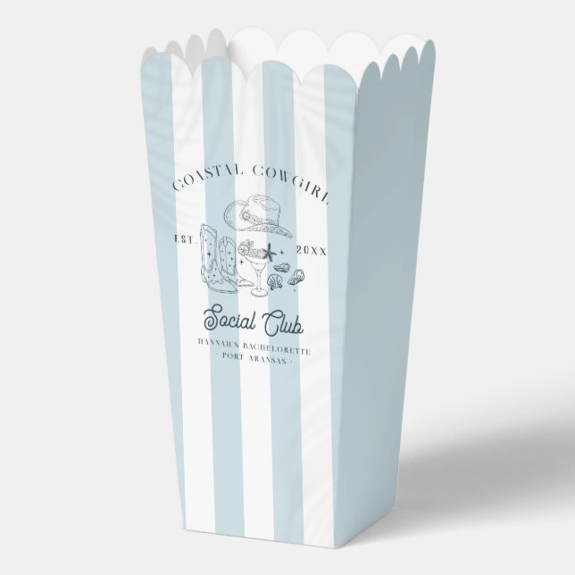 Coastal Cowgirl Bachelorette  Favor Boxes (Front)