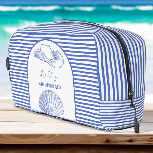 Coastal Cowgirl Bachelorette favor bridesmaid gift Dopp Kit (Coastal Cowgirl Bachelorette party favors personalized toiletry bag bridesmaid gifts Dopp Kit)
