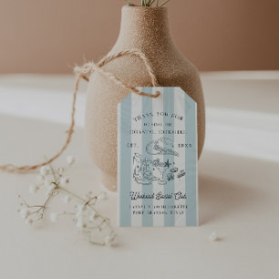 Coastal Cowgirl Bachelorette Favor Gift Tags