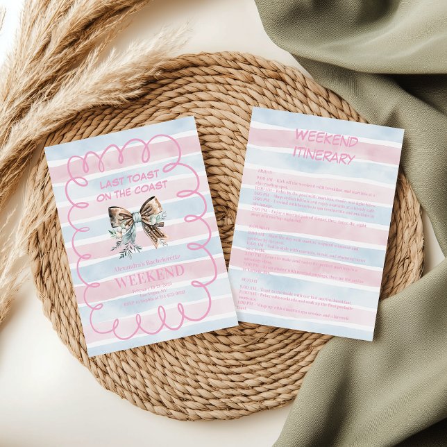 Coastal Cowgirl Bachelorette  Invitation (Creator Uploaded)