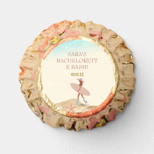 Coastal Cowgirl Bachelorette Party Pink Hat Boots Reese's Peanut Butter Cups