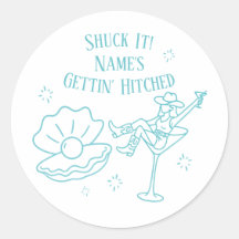 Coastal Cowgirl Bachelorette Stickers