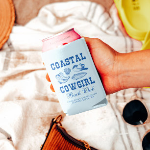 Coastal Cowgirl Bachelorette Weekend Can Cooler