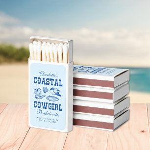 Coastal Cowgirl Bachelorette Weekend Matchboxes