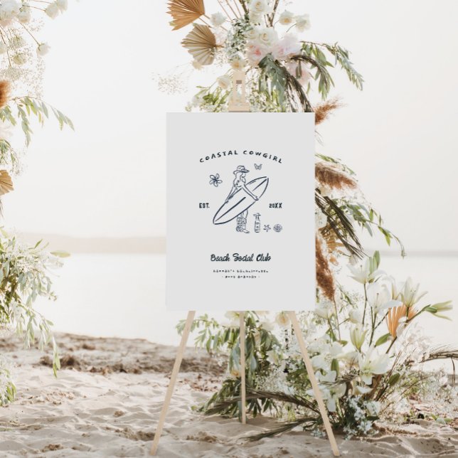 Coastal Cowgirl Bachelorette Welcome Poster (Creator Uploaded)