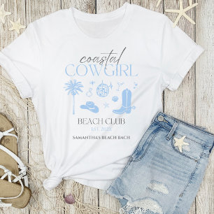 Coastal Cowgirl Beach Club Bachelorette Favors T-Shirt