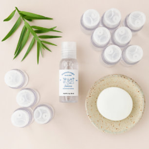 Coastal cowgirl Blue Ocean Bachelorette weekend Hand Sanitizer